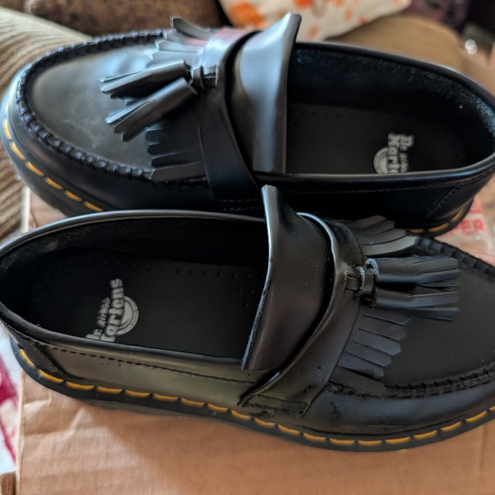 Dr. Martens platform loafers